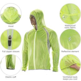 Other Sporting Goods Waterproof Cycling Jacket Rainproof MTB Bike Wind Coat Road Bicycle Raincoat for Men and Women 230605