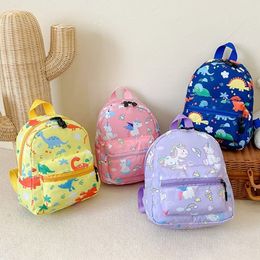 Backpacks Children's Cartoon Dinosaur Backpacks for Teenager Cute Kindergarten Schoolbag Waterproof Kids Book bags Boys Girls Animal Bag 230606