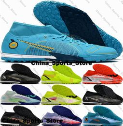 Soccer Cleats Mercurial Superfly 8 Elite TF Football Boots Size 12 Soccer Shoes botas de futbol Eur 46 Crampons Mens Sneakers Us12 CR7 Indoor Turf Us 12 Kid Designer