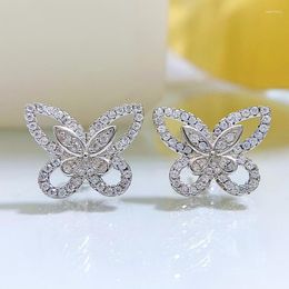 Stud Earrings 2023 Bowknot S925 Sterling Silver Imitation Diamond Selling Jewelry