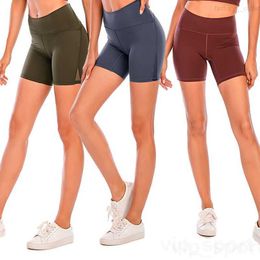 Yoga Woman Shorts Tight Sports 3 Short Naked Three Pants Fitness Sportswear High Waist Yogas Pants Seamless Scrunch Trousers Workout Leggings