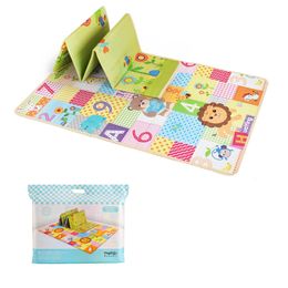 Play Mats Non-Toxic Foldable Baby Play Mat Educational Children's Carpet in the Nursery Climbing Pad Kids Rug Activitys Games Toys 180*100 230606