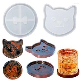 Baking Moulds Cups Mats Moulds Silicone DIY Round Tea Cup Pad Coffee Tray Upgraded For Resin Casting