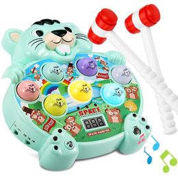 Novelty Games Whac A Mole Game for Baby Interactive Pounding Toy Fun Hammering Early Development Learning Gift 230605