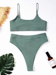 Women's Swimwear Fitshinling Sexy Swimsuit Summer Boho Fitness Separate Micro Bikini Set Woman Clothing Beach Bathing Suits