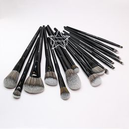 Brushes 416 Pcs Black Makeup Brushes Set Professional Natural Hair Brushes Kit Foundation Powder Contour Eyeshadow Blush Make up Brush