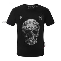 Phillip Plain Men's t Designer Pp Skull Diamond Shirt Short Sleeve Dollar Brown Bear Brand Tee o High Quality Skulls Tshirt Tees Tops Asian Size S-3xl 5 K7AE