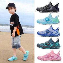 New Youth Summer Camp Hiking Travel Vacation Barefoot Quick Drying Aqua Children's Beach Water Swimming Shoes 25-38# P230605
