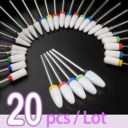 Nail Art Equipment Drill Bits For Manicure Ceramic Bit Milling Cutter for Pedicure Caps Apparatus Tools 230606