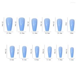 False Nails Harmless 576Pcs/Box Delicate Square Press On Acrylic Easy To Paste Nail Salon Accessories