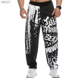 New Running Jogging Pants Men Polyester Soft Bodybuilding Joggers Sweatpants Harem Long Trousers Fitness Sport Training Pants L230520