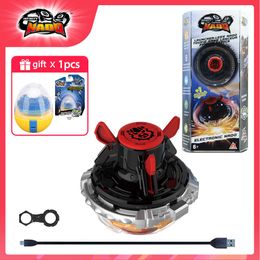 4D Beyblades Nado 3 Original Electronic Iron Bear or Boxing Controller Auto Spin Metal Ring Gyro Spinning Top Kids Anime Toy 230605