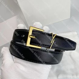 Designer Letter Belt For Men Luxury Gold Buckle Belt High Quality Women Leather Belts Fashion Versatile Waistband 3 Colours