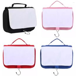 Cosmetic Bags Sublimation Blank Pencil Bag Cute Student High Capacity Cases PU DIY Storage School Supplies