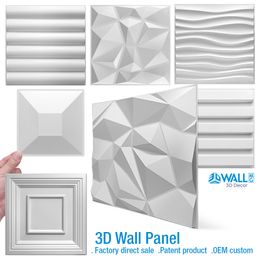 house wall renovation geometric 3D wall panel non-self-adhesive 3D wall sticker art ceramic tile wallpaper room bathroom ceiling