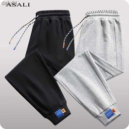 2022 Men's Casual Pants Spring Summer White Sweatpants Cotton Joggers Harem Pants Mens Streetwear Solid Colour Loose Trousers Men L230520