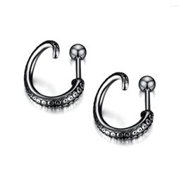 Stud Earrings Gothic Punk Octopus Tentacles Studs For Men Fashion 2023 Small 316l Stainless Steel Jewelry Pendientes Hombre Wholesale