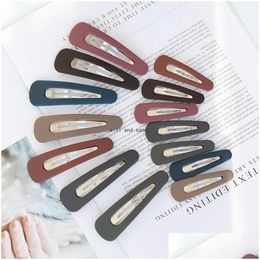 Hair Clips Barrettes Girls Bobby Pins Clip Hairpin For Women Fashion Headwear Accessories Drop Delivery Jewelry Hairjewelry Dhj4B
