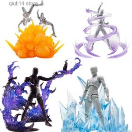 Anime Manga Anime Special Effects Flame Model Demon Slayer Kamado Tanijirou Action Figure DIY Lightning Scene Decoration Special Effects Toy T230606