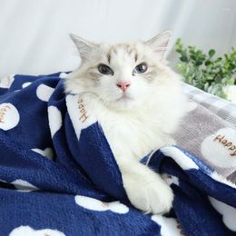 Kennels Cat Blankets Super Soft Fluffy Premium Fleece Pet Blanket Flannel Sleep Bed Cover For Kitten Beds Car Seat And Crate