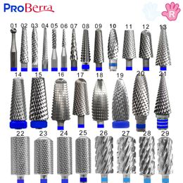 Nail Art Equipment NAILTOOLS Right Hand promotion type Carbide Tungsten barrel stable shank Accessories Cutter pedicure nail milling drill bits 230606