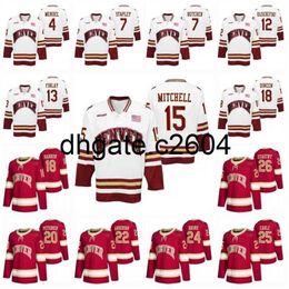 CC2604 C202 Denver Pioneers NCAA College Hockey Jersey Gryphon Mendel Brett Stapley Kohen Olischefski Liam Finlay Ian Mitchell Kevin Dineen