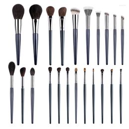 Makeup Brushes 11pcs/Set Pro Animal Hair Blush Face&eye Detail Eyeshadow Make Up Eye Highlight Smudge Eyebrow Essential