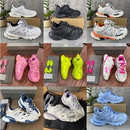 balencig Track balencigaa 3 Sneakers 30 for Men High quality Women Casual Shoes Designer Luxury Brand Tracks Triple White Black Ts Gomma Leather Trainer Nylon Printe
