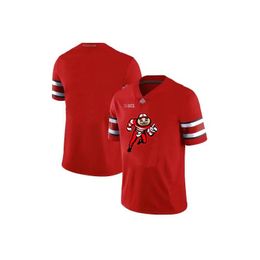 Customize Ohio State Buckeyes t-shirt custom men college white black red jersey adult size american football wear stitched jerseys