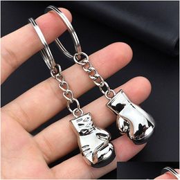 Key Rings Metal Boxing Ring 3D Fighting Keychain Holder Bag Hangings Fashion Jewelry Drop Delivery Dhq9W