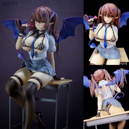 22cm Native Pink Cat Devilish Girl Rumiru Sexy Girls 1/6 PVC Action Figure Adult Collection Model Toy doll Gifts L230522