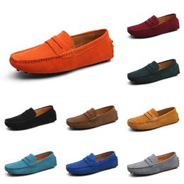 Casual shoes men Black Brown Red Orange Dark Green Blue Grey mens trainers outdoor sports sneakers color93