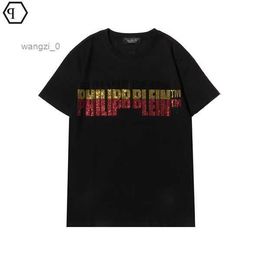 Phillip Plain Designer Pp Skull Diamond t Shirt Short Sleeve Dollar Brown Bear Brand Tee O-neck High Quality Skulls Tshirt Tees Tops 012 3 SV1T