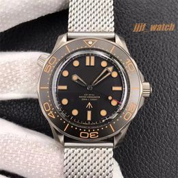 VS 007 New Watch size 42mm with 8806 integrated movement sapphire mirror Aluminium oxide metal bezel Titanium case Grade 2 designer watches