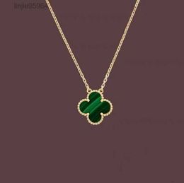 Fashion Pendant Necklaces for Women Elegant 4/four Leaf Clover Locket Necklace Highly Quality Choker Chains Designer Jewellery 18k Plated Gold Girls 13ia3{category}