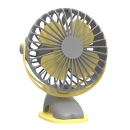 Fans 4000Mah Portable Cooling Mini Usb Fan 4 Speeds 360 Degree AllRound Rotation Rechargeable Air Fan Usb Charging Desktop Clip Fan