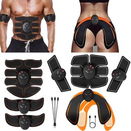 Portable Slim Equipment EMS Hip Abs Trainer Abdominal Muscle Stimulator Back Arm Leg Body Slimming Waist Belly Weight Loss Home Gym Fitness Equiment 230605