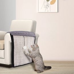 Cat Furniture Scratchers Hook Loop Scraper Sisal Mat Kitten Scratch Protection Cushion Cover for Table Leg Sofa Anti Bite Prevent Scratching Toy 230606