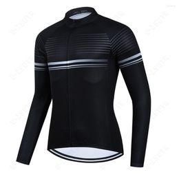 Racing Jackets Cycling Mens Long Sleeve Jersey MTB Clothing Breathable Bicycle Maillot Ropa Ciclismo Bike Clothes Sportwear