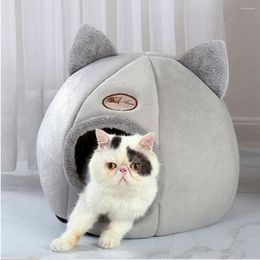 Cat Beds Warm Cozy Comfortable Mat Puppy Kennel Small Dog House Cave Bed Pet Supplies Cushion