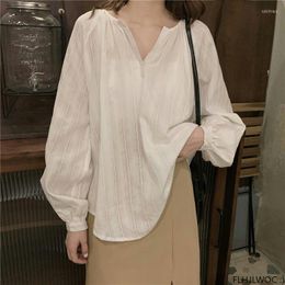 Women's Blouses White Lace Tops Blusas S 2023 Women Cute Sweet Girls Casual Japan Style Chic Korea Cotton Blends Basic Shirt