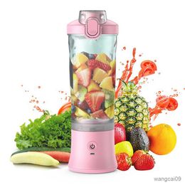 Juicers 600ml Portable Blender Juicer Fresh Juice Mixer machine for Shakes and with Blades 150W Modes Waterproof R230606