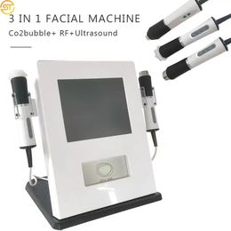 3 In 1 Oxygen Facial RF Machine Ultrasound Rf Co2 Bubble Oxygenation Oxygen Jet Facial Machine