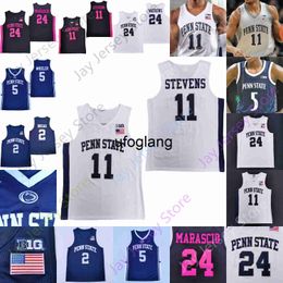 coe1 Custom Penn State Nittany Lions Basketball Jersey NCAA College Seth Lundy Abdou Tsimbila DJ Gordon Caleb Dorsey Patrick Kelly Trent Buttrick