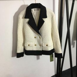 Women's Jackets Style Celebrity Small Fragrance Suit Jacket French High Quality Tweed Man 2023