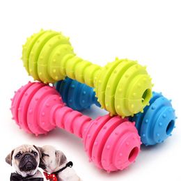 Dog Chew Toys Pet Molar Teeth Cleaning Puppy Teether Stick Sounding Ball Toy Bite-resistant Pet Interactive Training Supplies