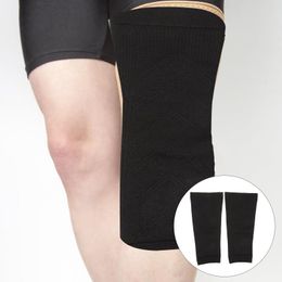 Knee Pads 2 Pairs Elastic Calf Socks Sports Compression Leg Sleeves Breathable Running