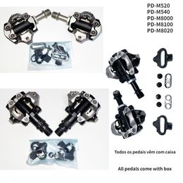 Bike Pedals Pedals M520 M8020 MTB R550r540r7000r5800 Road Bike Pedals Mountain Bike Accessories Professional Race Bike Pedals 230606