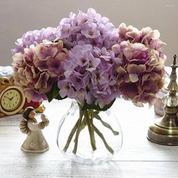 Decorative Flowers Hydrangea DIY Gift Wedding Christmas Decor For Home Handmade Dried NDS