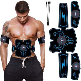 Core Abdominal Trainers Muscle Stimulator EMS Abs Trainer Fitness Training Gear Abdominal Muscles Toner with USB Rechargeable Workout Equipment Machine 230607